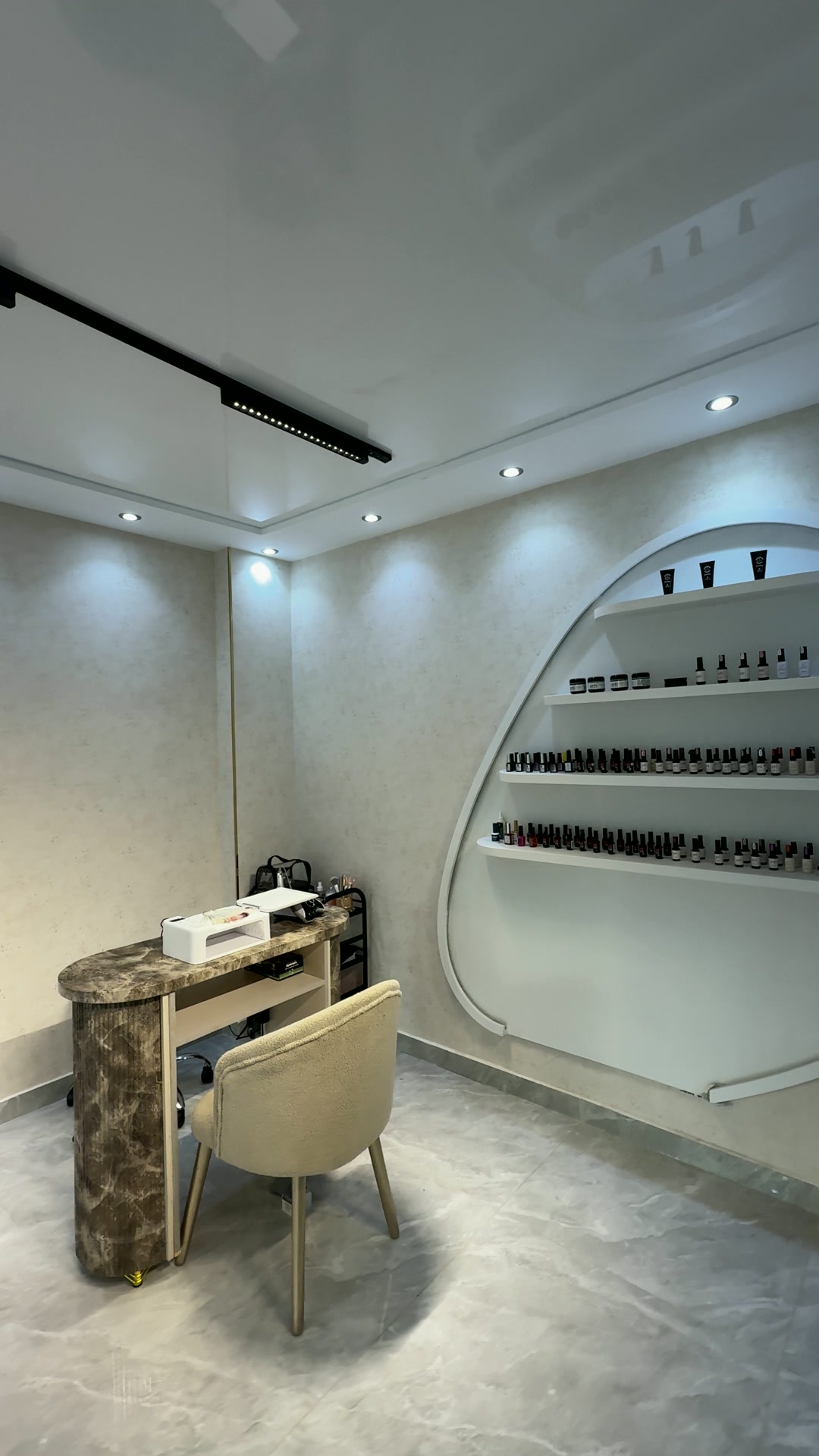 The nail area inside BQueen